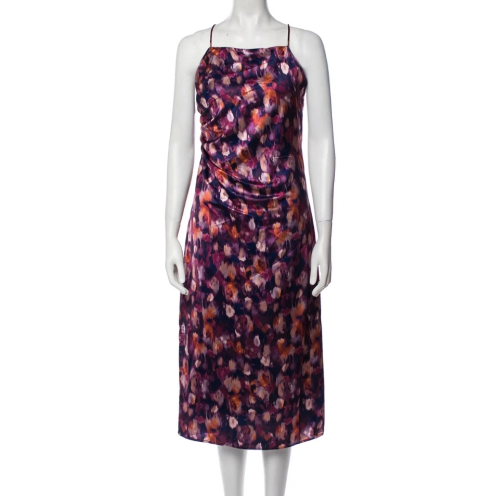 Jason Wu purple midi cami slip dress